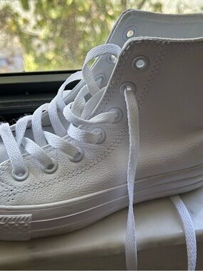 Converse White Canvas High-Top Sneaker